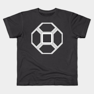 gmtrx seni lawal v2 skeletal truncated octahedron Kids T-Shirt